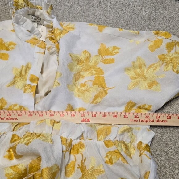 Sister Jane DREAM Oversized Manhattan Floral Jacquard Dress Sz S NWT - Picture 11 of 12